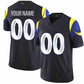 Custom LA.Rams Active Player Black 2025 F.U.S.E. “Rivalries” Vapor Limited Football Stitched Jersey