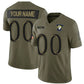 Custom LA.Rams Active Player Olive 2025 F.U.S.E. Salute to Service Limited Stitched Football Jersey
