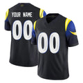 Johmsee Custom LA.Rams Black Midnight Rivalries Collection Limited Home Game Any Name & Numbers Stitched Jerseys