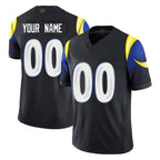 Johmsee Custom LA.Rams Black Midnight Rivalries Collection Limited Home Game Any Name & Numbers Stitched Jerseys