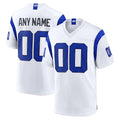 Johmsee Custom LA.Rams Fearsome White Home Game Any Name & Numbers Stitched Jerseys