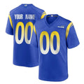 Johmsee Custom LA.Rams Royal Home Game Any Name & Numbers Stitched Jerseys