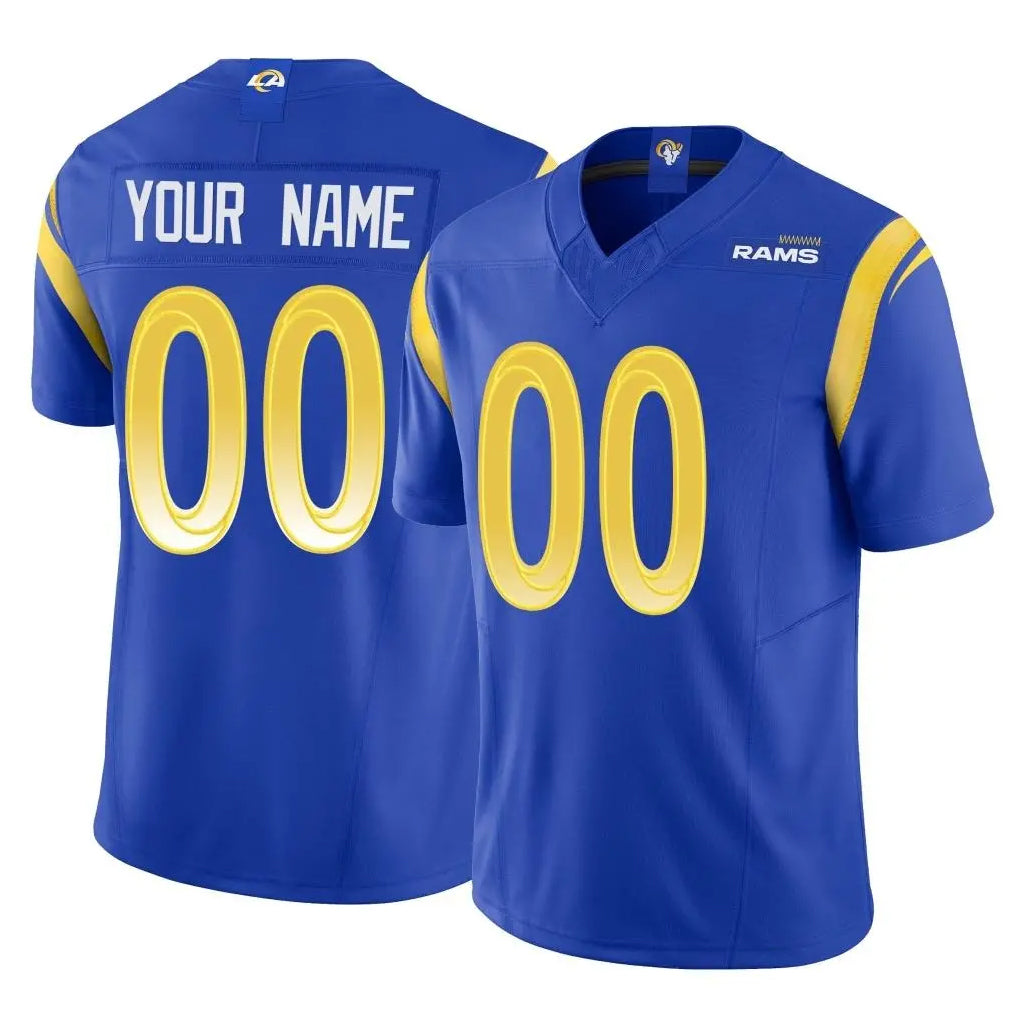 Johmsee Custom LA.Rams Royal Limited Vapor F.U.S.E. Home Game Any Name & Numbers Stitched Jerseys