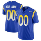 Johmsee Custom LA.Rams Royal Limited Vapor Untouchable Home Game Any Name & Numbers Stitched Jerseys