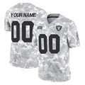 Johmsee Custom LV.Raiders Arctic Camo Salute To Service Limited Game Any Name & Numbers Stitched Jerseys