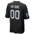 Johmsee Custom LV.Raiders Black Home Game Stitched Jersey