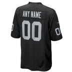 Johmsee Custom LV.Raiders Black Home Game Stitched Jersey