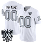 Johmsee Custom LV.Raiders White 2026 Vapor Limited Home Game Any Name & Numbers Stitched Jerseys