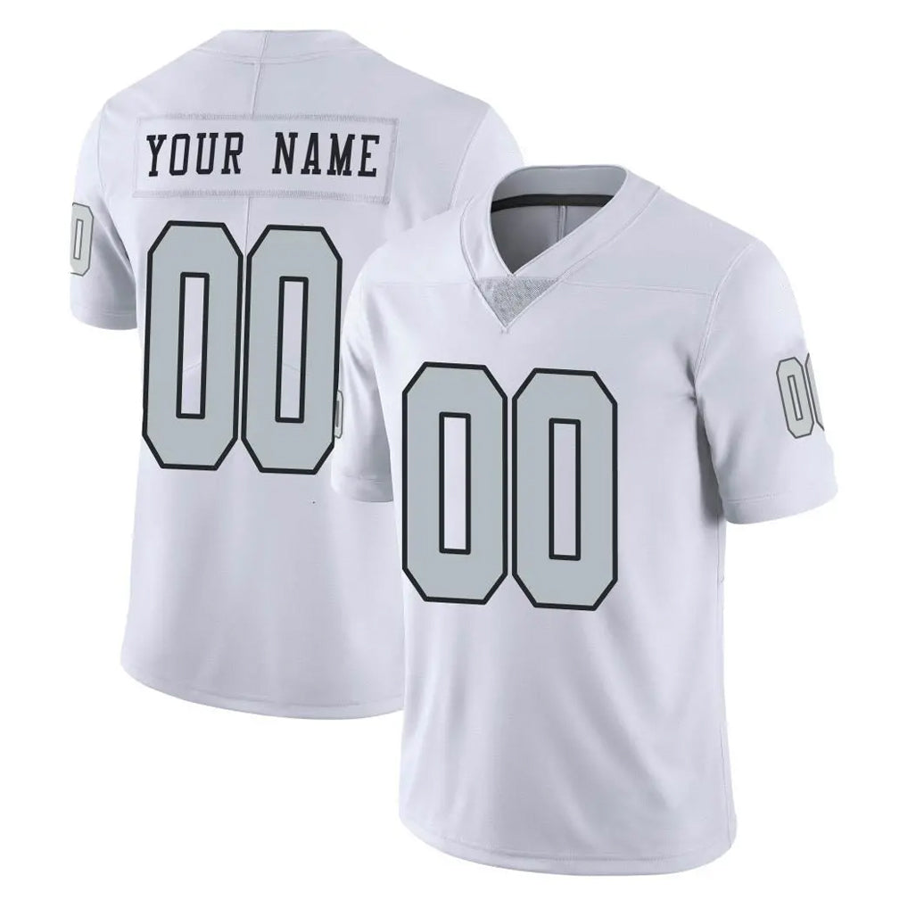 Johmsee Custom LV.Raiders White Limited Color Rush Home Game Any Name & Numbers Stitched Jerseys