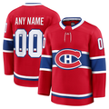 Johmsee Custom M.Canadiens Red Home Premium Jerseys