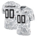 Johmsee Custom M.Dolphins Arctic Camo Salute To Service Limited Game Any Name & Numbers Stitched Jerseys