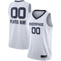 Johmsee Custom M.Grizzlies White 2020-2021 Swingman Stitched Jerseys - Association Edition