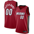 Johmsee Custom M.Heat Jordan Brand Red Swingman Jerseys - Statement Edition