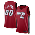 Johmsee Custom M.Heat Red 202223 Swingman Jerseys - Statement Edition