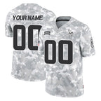 Johmsee Custom MN.Vikings Arctic Camo Salute To Service Limited Game Any Name & Numbers Stitched Jerseys