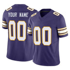 Johmsee Custom MN.Vikings Purple Limited Classic Vapor F.U.S.E. Home Game Any Name & Numbers Stitched Jerseys