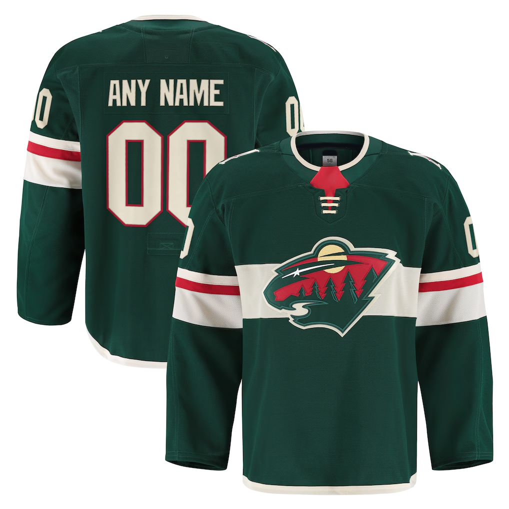 Johmsee Custom M.Wild Green Home Authentic Pro Jerseys