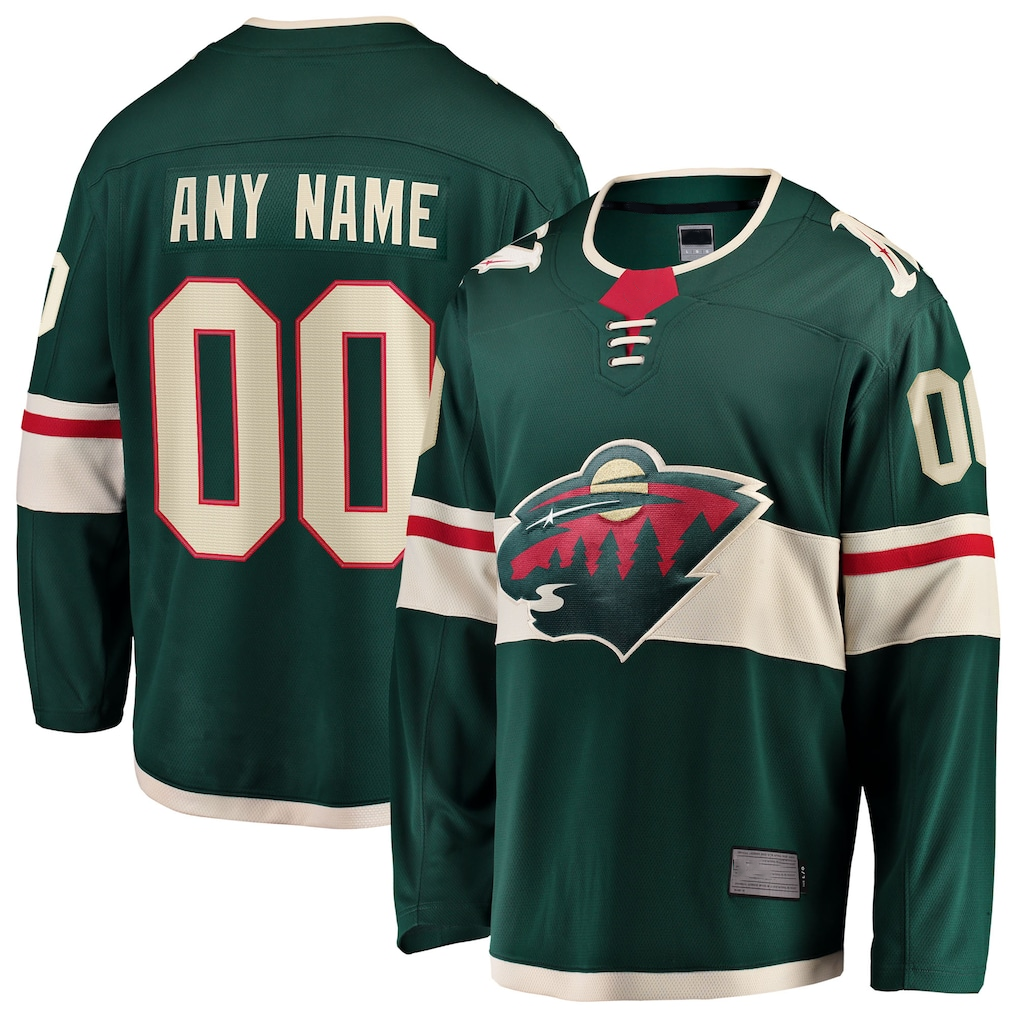 Johmsee Custom M.Wild Green Home Breakaway Jerseys