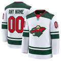 Johmsee Custom M.Wild White Away Premium Jerseys