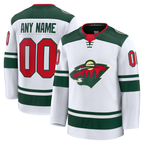 Johmsee Custom M.Wild White Away Premium Jerseys