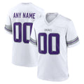 Johmsee Custom MN.Vikings White Alternate Game Stitched Jerseys
