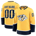 Johmsee Custom N.Predators Gold Home Premium Jerseys