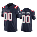 Johmsee Custom NE.Patriots Navy Vapor Untouchable Home Game Any Name & Numbers Stitched Jerseys