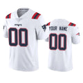 Johmsee Custom NE.Patriots White Vapor Untouchable Home Game Any Name & Numbers Stitched Jerseys