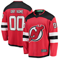 Johmsee Custom NJ.Devils Red Home Breakaway Jerseys