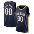 Johmsee Custom NO.Pelicans Navy 2022-2023 Swingman Stitched Jerseys- Icon Edition