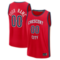 Johmsee Custom NO.Pelicans Red Fast Break Stitched Jerseys- Statement Edition