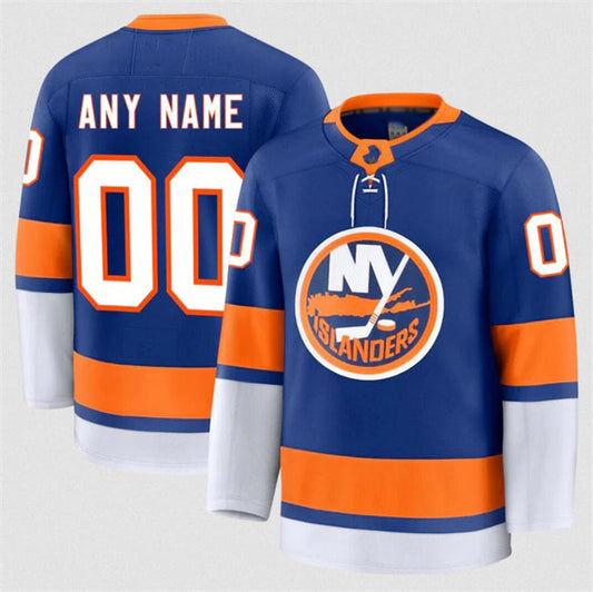 Custom NY.Islanders Active Player Royal 2024-25 Home Stitched American Hockey Jerseys