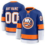 Johmsee Custom NY.Islanders Royal Home Premium Jerseys