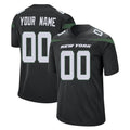 Johmsee Custom NY.Jets Black Home Game Any Name & Numbers Stitched Jerseys