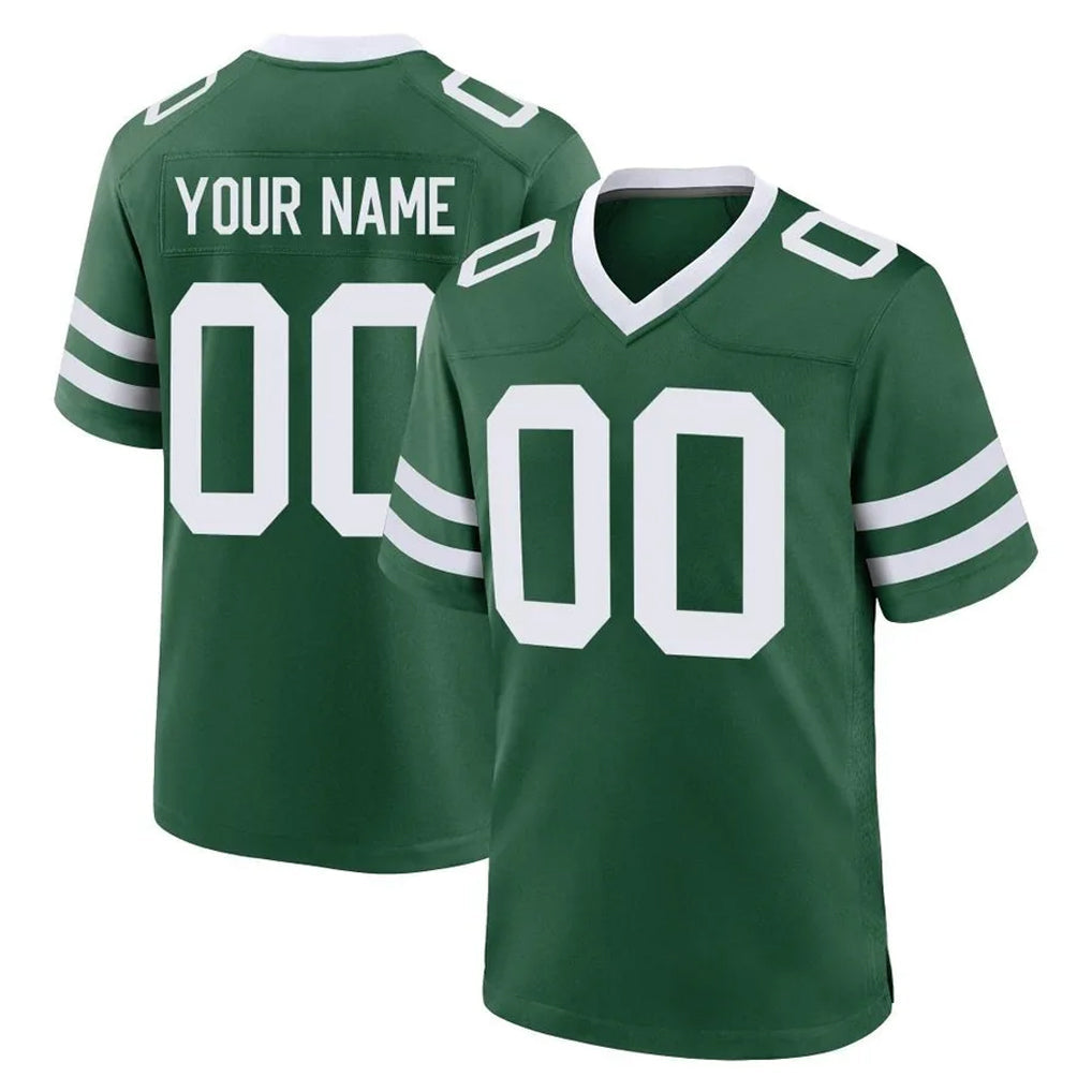 Johmsee Custom NY.Jets Green Legacy Home Game Any Name & Numbers Stitched Jerseys