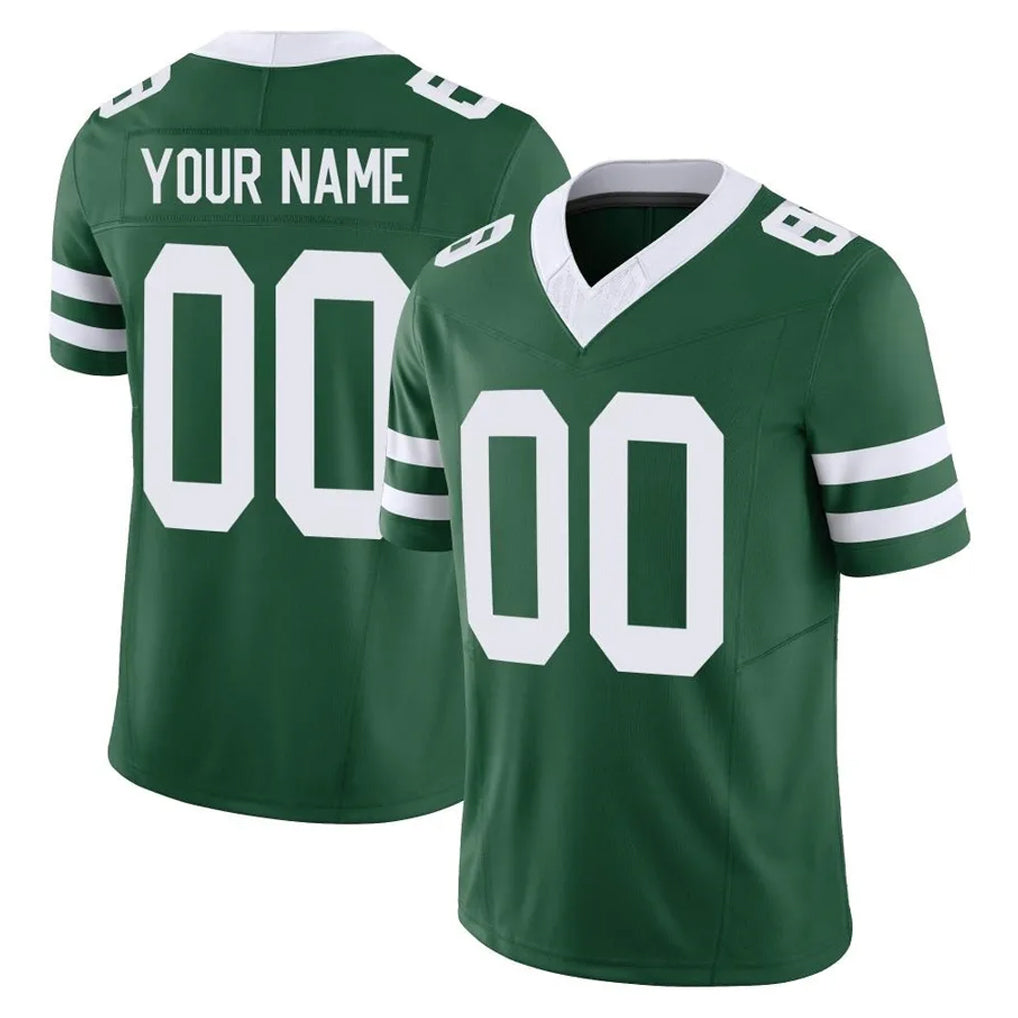 Johmsee Custom NY.Jets Green Legacy Limited Vapor F.U.S.E. Home Game Any Name & Numbers Stitched Jerseys