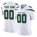 Johmsee Custom NY.Jets White Limited Vapor F.U.S.E. Home Game Any Name & Numbers Stitched Jerseys