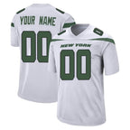 Johmsee Custom NY.Jets White Spotlight Home Game Any Name & Numbers Stitched Jerseys