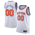 Johmsee Custom NY.Knicks White Swingman Jerseys - Association Edition