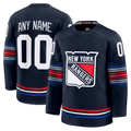 Johmsee Custom NY.Rangers Navy Alternate Premium Jerseys