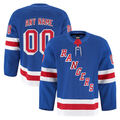 Johmsee Custom NY.Rangers Royal Home Authentic Pro Jerseys
