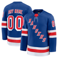 Johmsee Custom NY.Rangers Royal Home Premium Jerseys