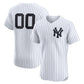 Custom New York Yankees Home Elite Jersey – White Stitched Baseball Jersey