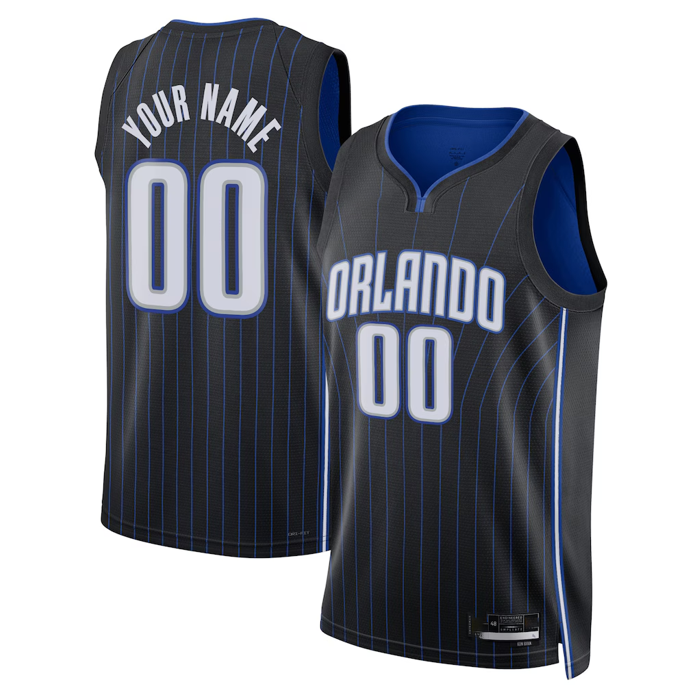 Johmsee Custom O.Magic Black Swingman Jerseys - Icon Edition