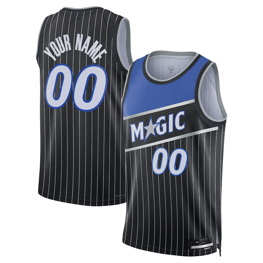 Johmsee Custom O.Magic Black Swingman Jerseys - Statement Edition