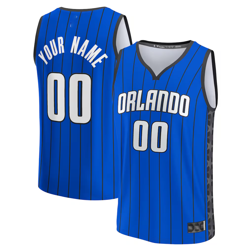 Johmsee Custom O.Magic Blue Fast Break Jerseys - Statement Edition