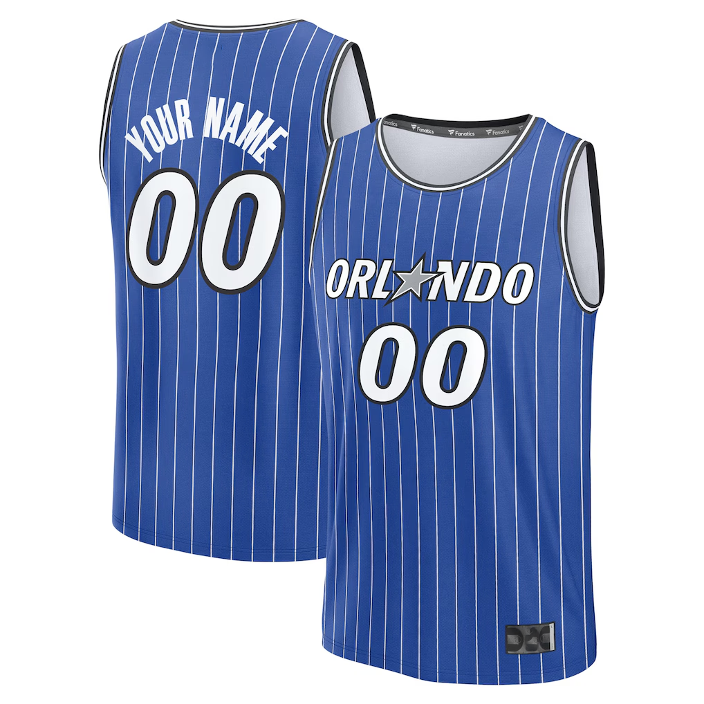 Johmsee Custom O.Magic Blue Fast Break Replica Jerseys - Icon Edition