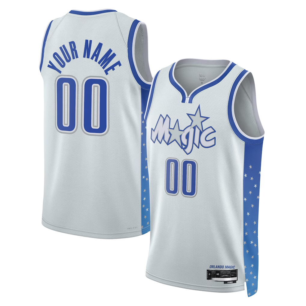 Johmsee Custom O.Magic Silver 2025-26 City Edition Swingman Jerseys
