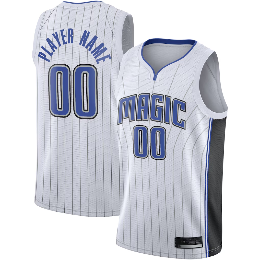 Johmsee Custom O.Magic White 2020-21 Swingman Jerseys - Association Edition
