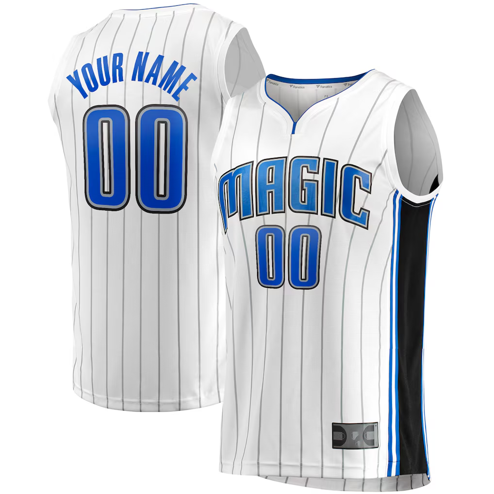 Johmsee Custom O.Magic White Fast Break Replica Jerseys - Association Edition